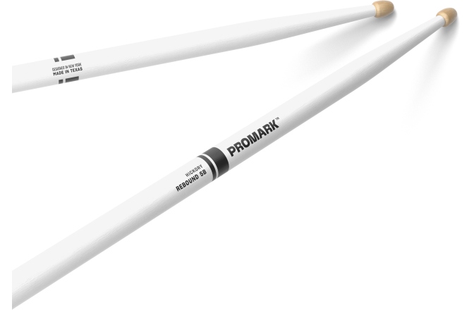 Bețe de tobe Promark Rebound 5B Painted White Hickory 