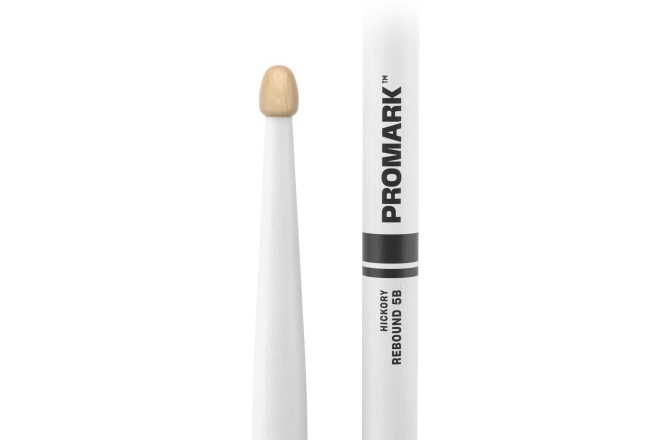 Bețe de tobe Promark Rebound 5B Painted White Hickory 