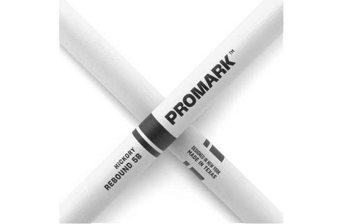Bețe de tobe Promark Rebound 5B Painted White Hickory 