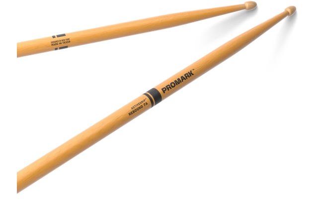 Bețe de tobe Promark Rebound 7A ActiveGrip Clear Hickory 
