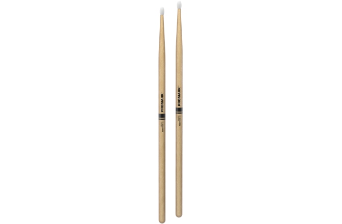 Bețe de tobe Promark Rebound 7A Hickory Drumstick Oval Nylon Tip