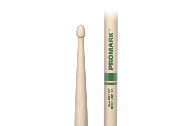 Bețe de tobe Promark Rebound 7A Raw Hickory Drumstick 