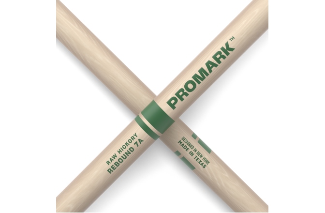 Bețe de tobe Promark Rebound 7A Raw Hickory Drumstick 