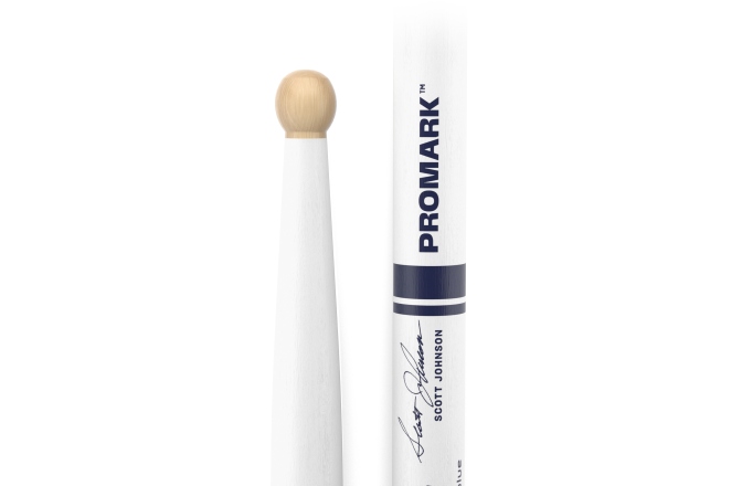 Bețe de tobe Promark  Scott Johnson Painted White Hickory 