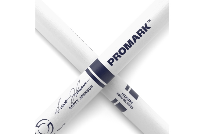Bețe de tobe Promark  Scott Johnson Painted White Hickory 