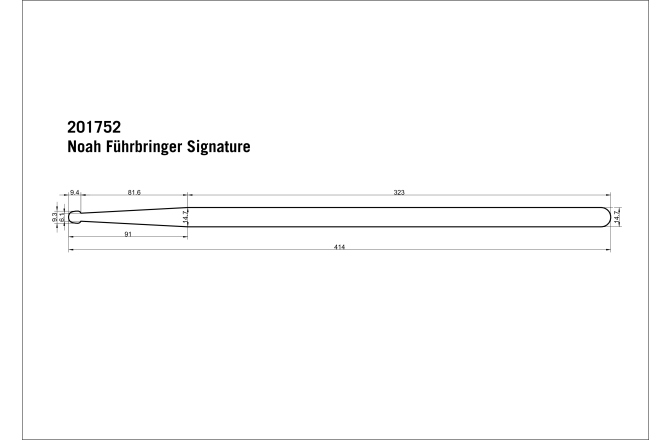 Bețe de tobe Rohema Noah Fürbringer Signature