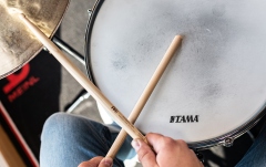 Bețe pentru Tobe Meinl Hybrid 8A Wood Tip Drumstick - American Hickory