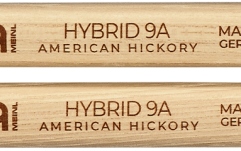 Bețe pentru Tobe Meinl Hybrid 9A Wood Tip Drumstick - American Hickory