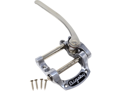 B5 Vibrato Tailpiece String-Thru Polished Aluminum