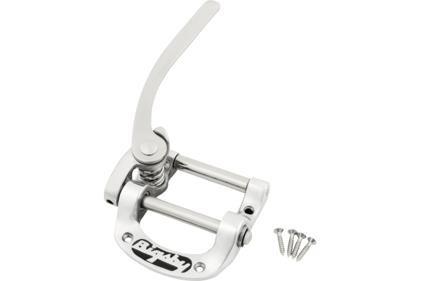 B5LH Vibrato Tailpiece Left-Handed Polished Aluminum