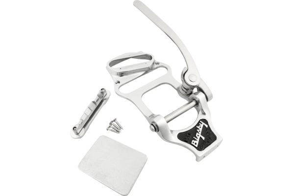 Tailpiece B16 with Bridge and Neck Shim Polished Aluminum