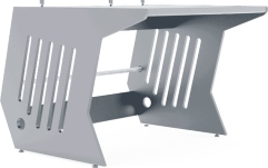 Birou de studio Zaor Maestro TELA 40 White Plywood