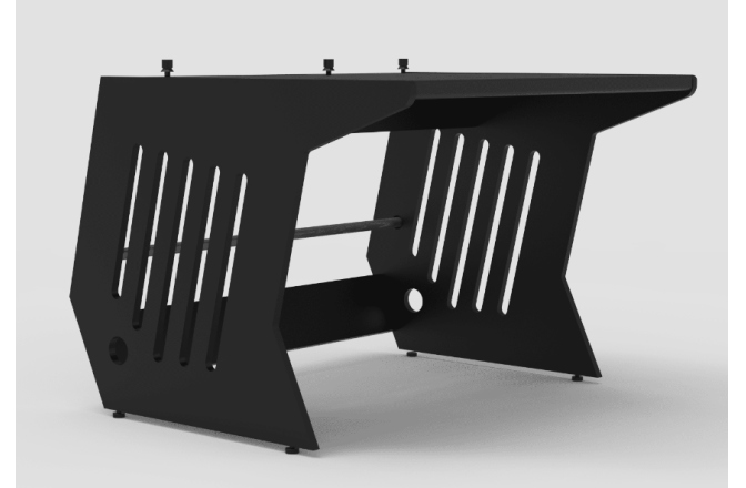 Birou de studio Zaor Maestro TELA 60 Black Plywood