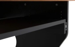 Birou modular de studio Zaor Miza Junior Flex Black Oak