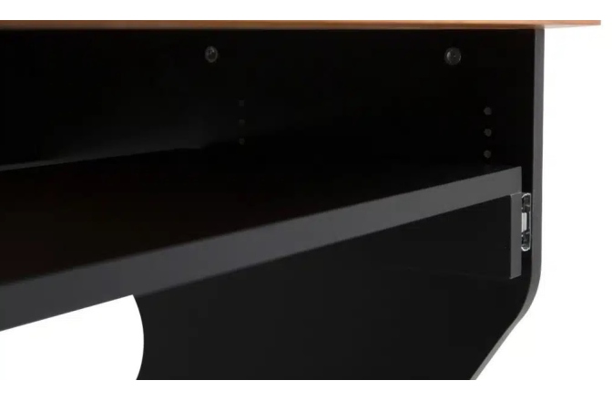 Birou modular de studio Zaor Miza Junior Flex Black Oak