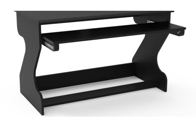 Birou modular de studio Zaor Miza Junior Flex Black Oak
