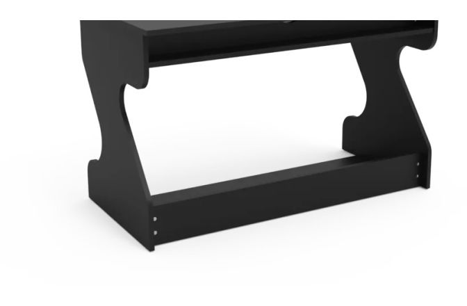 Birou modular de studio Zaor Miza Junior Flex Black Oak
