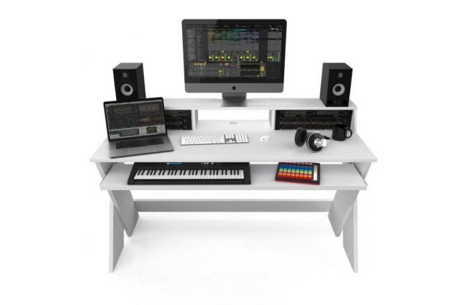 Birou studio Glorious Sound Desk Pro White