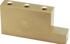 Bloc tremolo Floyd Rose Floyd Rose FROFTBL32 - Fat Brass L Shaped Tremolo Block - 32 mm