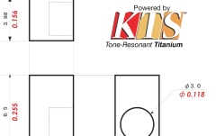 Blocuri de inserție Floyd Rose  FR7TISLI21 - KTS Titanium String Lock Insert Blocks, 7 pcs. (2021+ Version)