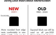 Blocuri de inserție Floyd Rose  FROTISLI21 - KTS Titanium String Lock Insert Blocks, 6 pcs. (2021+ Version)
