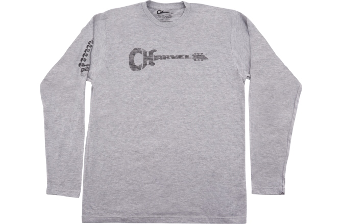 Bluză Chauvet Charvel Headstock Long Sleeve T-Shirt Gray S