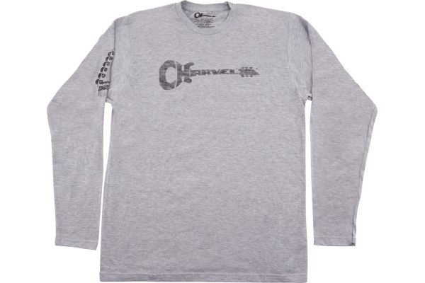Charvel Headstock Long Sleeve T-Shirt Gray XXL