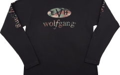 Bluză EVH  Wolfgang Camo Long Sleeve T-Shirt Black XL