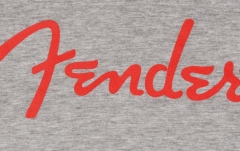 Bluză Fender Spaghetti Logo L/S T-Shirt Heather Gray XXL