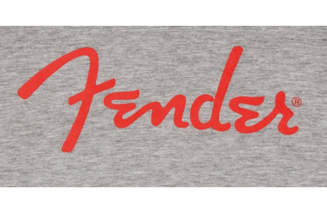 Bluză Fender Spaghetti Logo L/S T-Shirt Heather Gray XXL