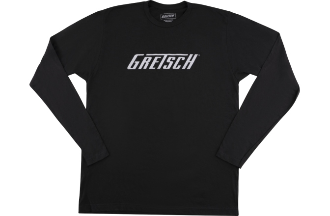 Bluză Gretsch Guitars Long Sleeve Logo T-Shirt Black S