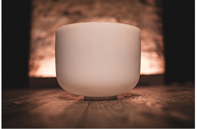Bol de Cristal Meinl Sonic Energy Crystal Singing Bowl White-frosted 25 cm D4 Sacral Chakra