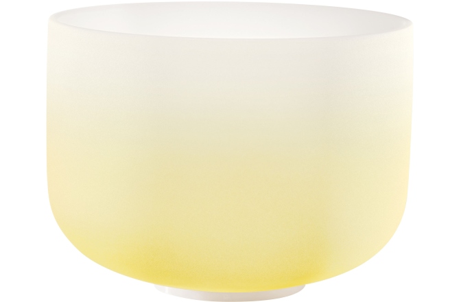 Bol de mdeitație Meinl Crystal Singing Bowl, color-frosted, 12" / 30 cm, Note E4, Solarplexus Chakra