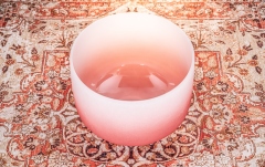 Bol de mdeitație Meinl Crystal Singing Bowl, color-frosted, 14" / 36 cm, Note C4, Root Chakra