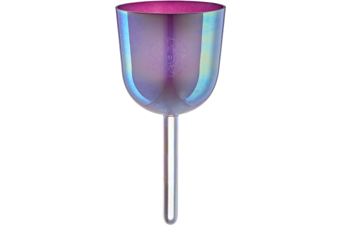 Bol de meditație cu mâner Meinl 3.75"Essence Solfeggio Crystal Singing Bowl Sol 741 Hz, Lavender Purple