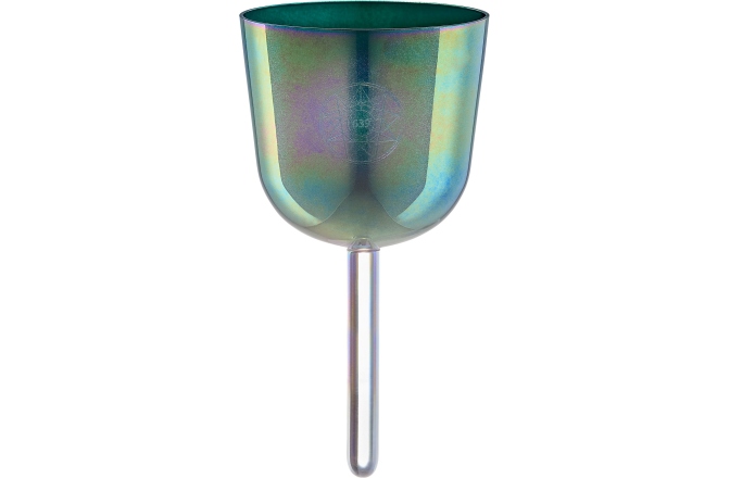 Bol de meditație cu mâner Meinl 4.25" Essence Solfeggio Crystal Singing Bowl Fa 639 Hz, Indigo Blue