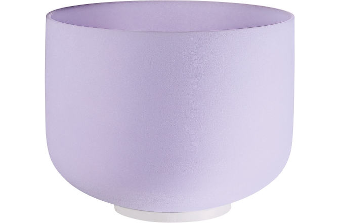 Bol de meditație Meinl Amethyst Crystal Singing Bowl, frosted, 8" / 20 cm, Note B4, Crown Chakra