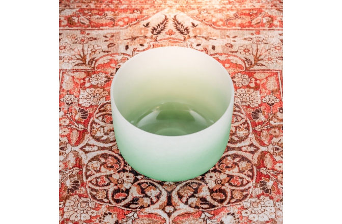 Bol de meditație Meinl Crystal Singing Bowl, color-frosted, 11" / 28 cm, Note F4, Heart Chakra