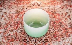 Bol de meditație Meinl Crystal Singing Bowl, color-frosted, 11" / 28 cm, Note F4, Heart Chakra