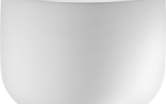 Bol de meditație Meinl Crystal Singing Bowl, white-frosted, 14" / 35 cm, Note C4, Root Chakra