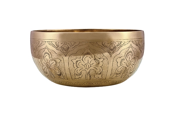 Singing Bowl - SPECIAL ENGRAVED SERIES - 13,6 - 14,6 cm  / 530 - 630 g