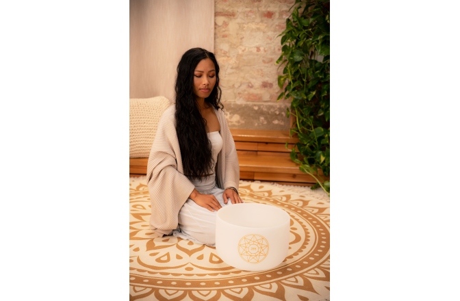 Bol de Meditație Meinl Solfeggio Crystal Singing Bowl, 285 Hz, 12" / 30 cm