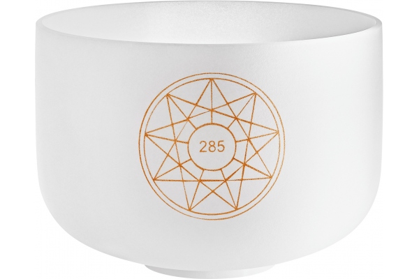 Solfeggio Crystal Singing Bowl, 285 Hz, 12" / 30 cm