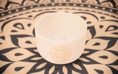 Bol de Meditație Meinl Solfeggio Crystal Singing Bowl, Sol 741 Hz, 10" / 25 cm, Throat Chakra