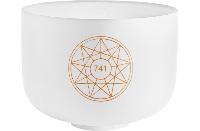 Bol de Meditație Meinl Solfeggio Crystal Singing Bowl, Sol 741 Hz, 10" / 25 cm, Throat Chakra