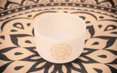 Bol de Meditație Meinl Solfeggio Crystal Singing Bowl, Ut 396 Hz, 10" / 25 cm, Root Chakra