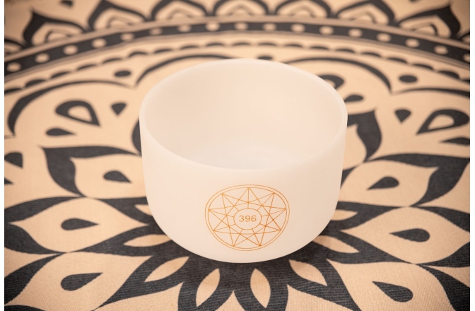 Bol de Meditație Meinl Solfeggio Crystal Singing Bowl, Ut 396 Hz, 10" / 25 cm, Root Chakra