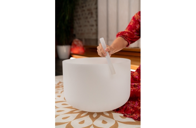 Bol de meditaţie Meinl 16" Crystal Singing Bowl, Note D3, 440 Hz, Sacral Chakra