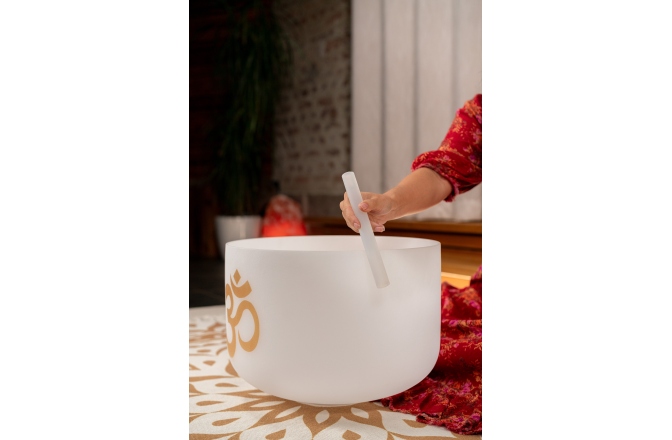Bol de meditaţie  Meinl 16" Om Crystal Singing Bowl, 136.10 Hz / C#3