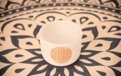 Bol de meditaţie  Meinl Crystal Singing Bowl, Flower of Life 128 Hz, 8" / 20 cm